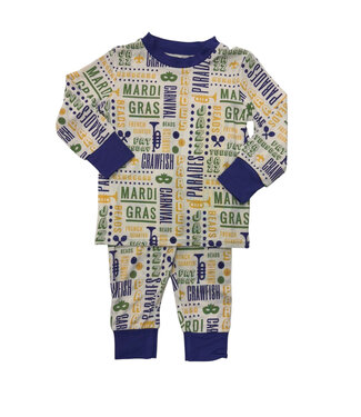 Belle Cher All Things Mardi Gras Pajamas