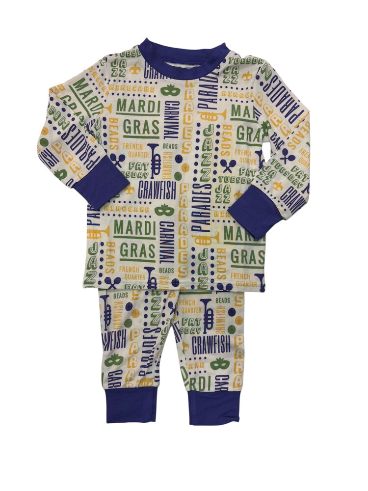 Belle Cher All Things Mardi Gras Pajamas