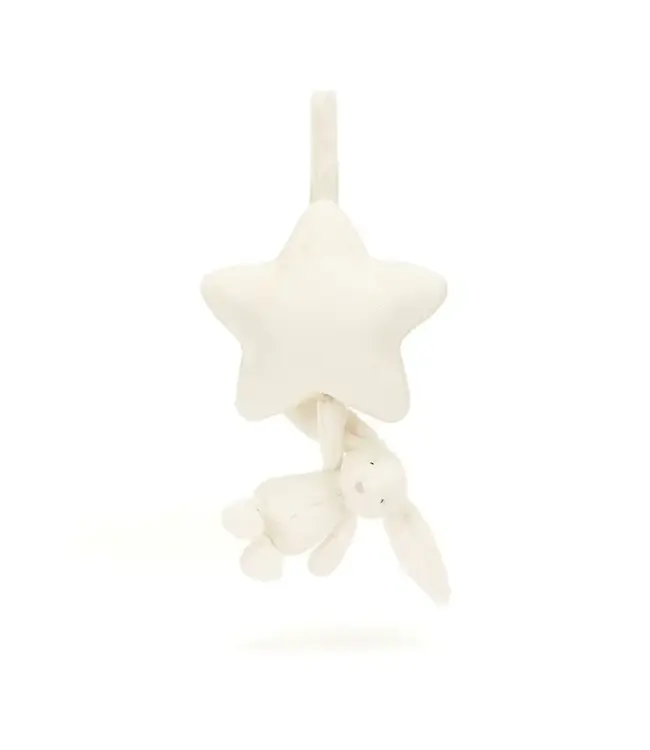 Bashful Cream Bunny Musical Pull