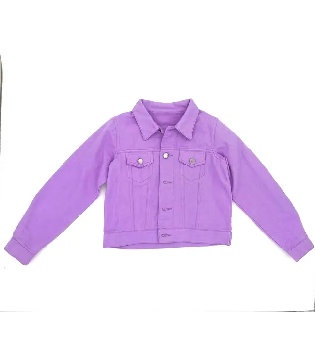 Mardi Gras Mirrorball Denim Jacket