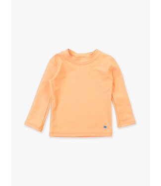 RuffleButts + RuggedButts Neon Orange LS Rash Guard