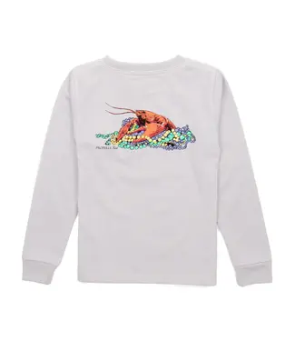 Properly Tied Mardi Gras LS Crawfish Beads - Ice Grey