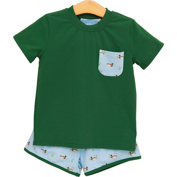 Trotter Street Ducks in a Row Short Set