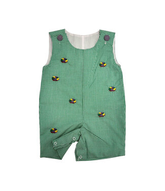 Krewe Embroidered King Cake Gingham JonJon