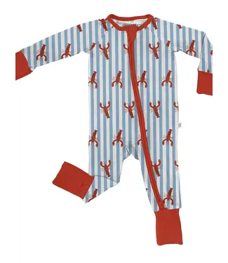 Goosies Little Pinchers Crawfish Zip Pajama
