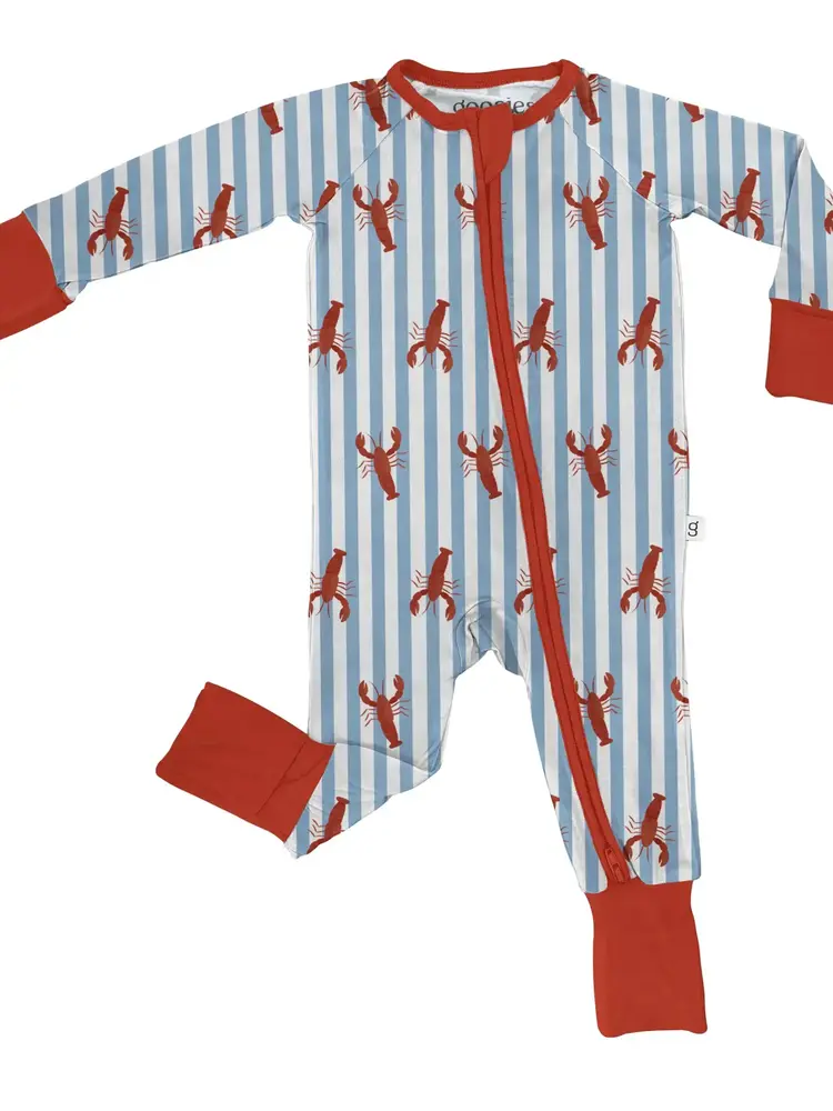 Goosies Little Pinchers Crawfish Zip Pajama