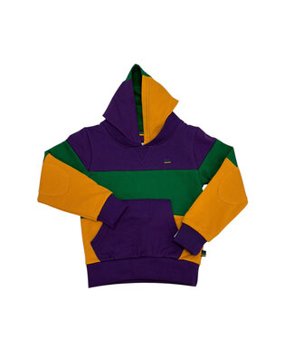 Mardi Gras Creations Rugby Wide Panel Hoodie