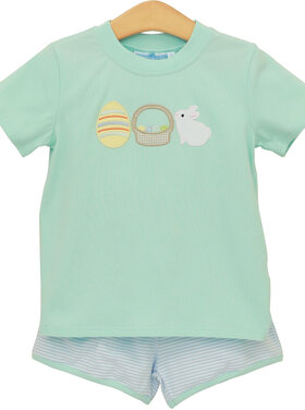 Trotter Street Bunnies & Baskets Short Set