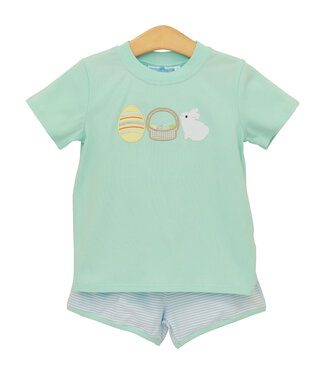 Trotter Street Bunnies & Baskets Short Set