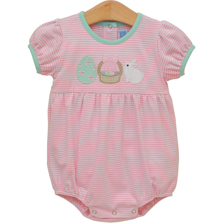 Trotter Street Bunnies & Baskets Pink Bubble