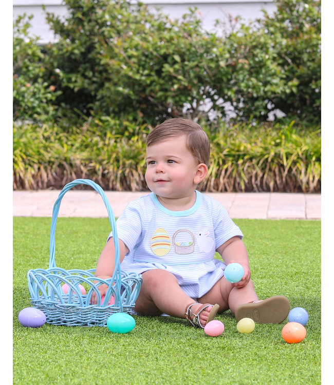 Bunnies & Baskets Blue Bubble