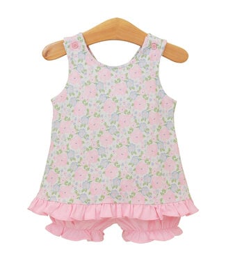 Trotter Street Floral Blossoms Bloomer Set