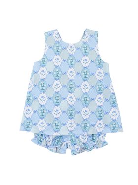 Cypress Row Floral Blues Cassidy Crossover Set