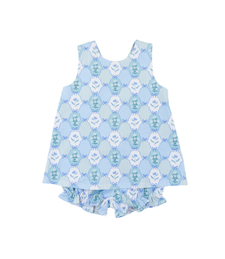 Cypress Row Floral Blues Cassidy Crossover Set