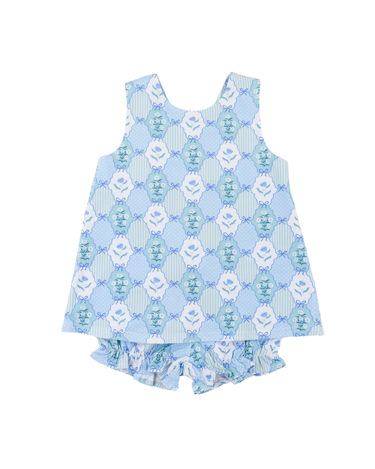 Cypress Row Floral Blues Cassidy Crossover Set