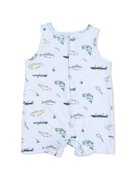Angel Dear Fishing Sleeveless Shortie Romper