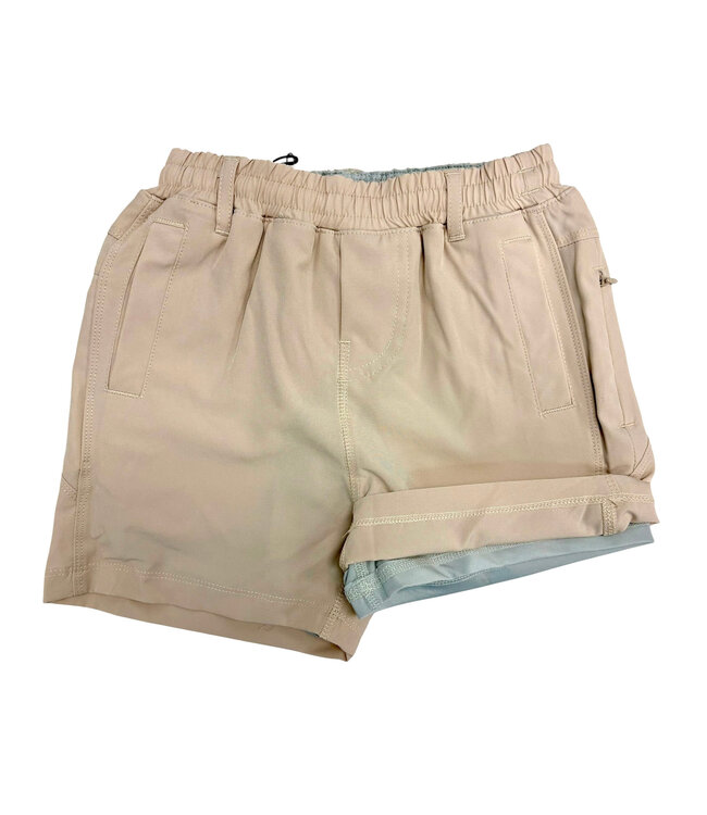 Stone Khaki FB Shorts