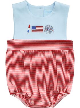 Itsy Bitsy Patriotic Sunsuit