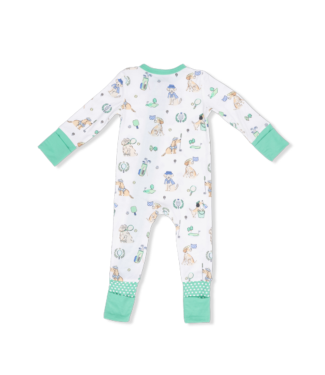 Country Club Dogs Neutral - Convertible Romper