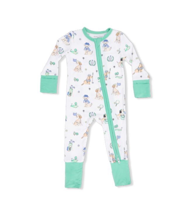 Country Club Dogs Neutral - Convertible Romper