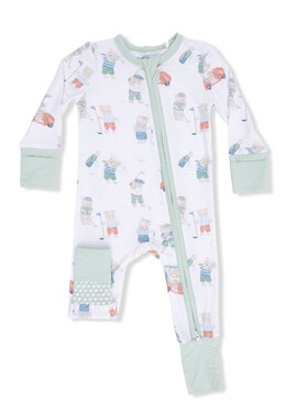 Angel Dear Golfing Teddy Bears - Convertible Romper