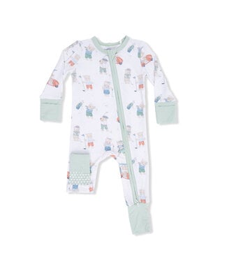 Angel Dear Golfing Teddy Bears - Convertible Romper