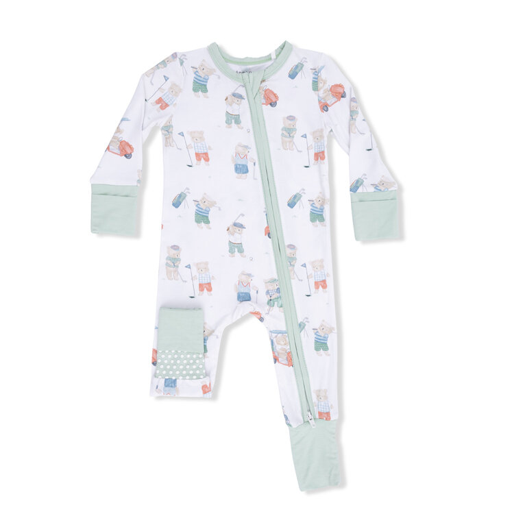 Angel Dear Golfing Teddy Bears - Convertible Romper