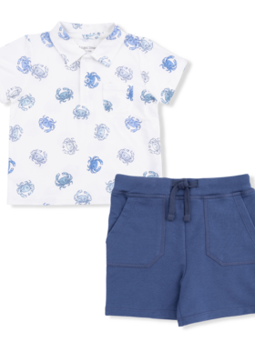 Angel Dear Blue Crabs - Polo with Everyday Short