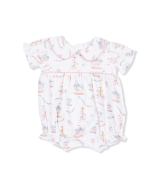 Angel Dear Carousel with Bows - Classic Puff Sleeve Babydoll Bubble