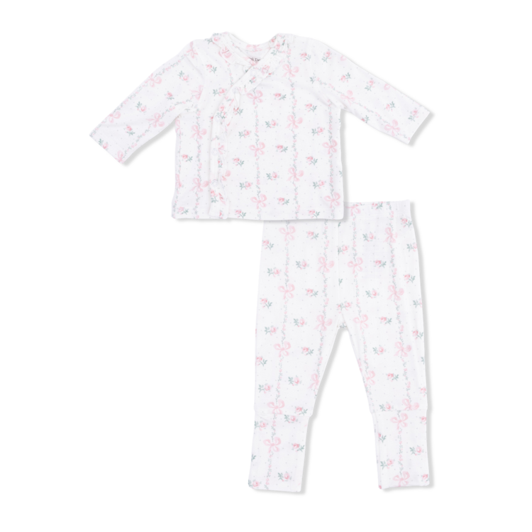 Angel Dear Dainty Buds and Bows - Take Me Home Set with Convertible Pant