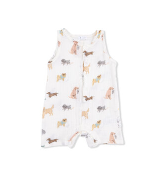 Angel Dear Awesome Dogs Sleeveless Shortie Romper