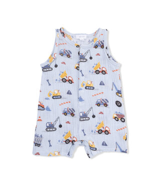 Angel Dear Crayon Construction Sleeveless Shortie Romper