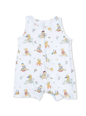 Angel Dear Lake Buddy Dog - Sleeveless Shortie Romper