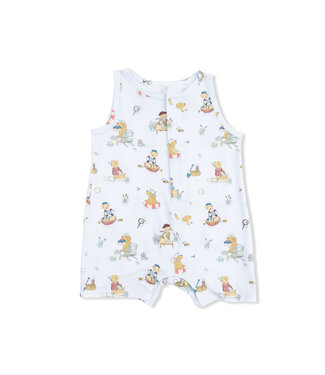 Angel Dear Lake Buddy Dog - Sleeveless Shortie Romper