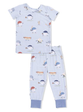Angel Dear Baseball Playing Baseball - SS Loungewear Set