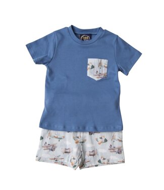 Emma Jean Airplane Boys Short Set