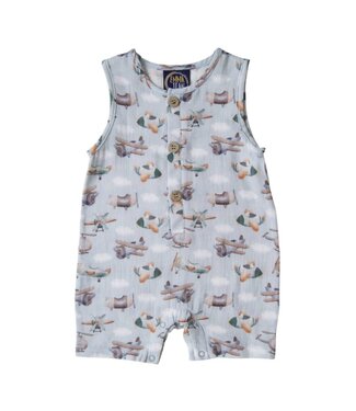 Emma Jean Airplane Boys Romper