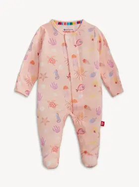 Magnetic Me Deep Chic Pink Modal Footie