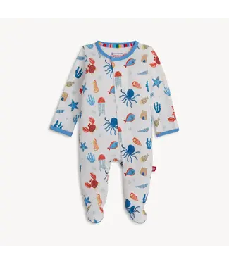 Magnetic Me Deep Chic Blue Modal Footie