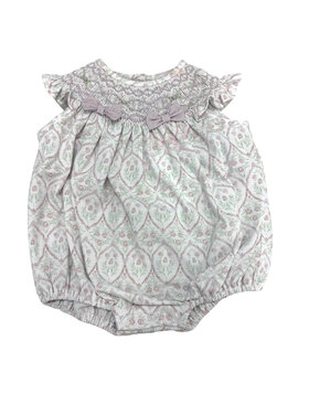Banana Split Spring Meadow Smocked Bubble