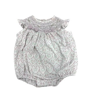 Banana Split Spring Meadow Smocked Bubble