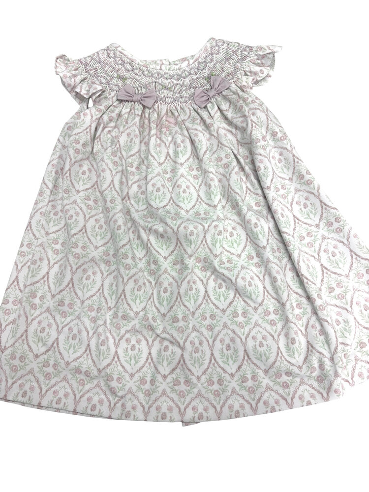 Banana Split Spring Meadow Smocked Bishop