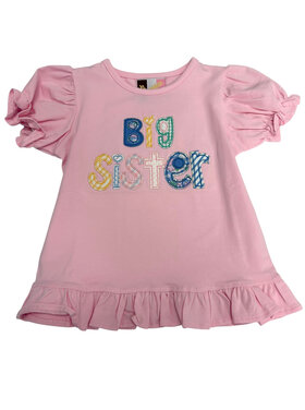 Banana Split Big Sister Applique T-Shirt