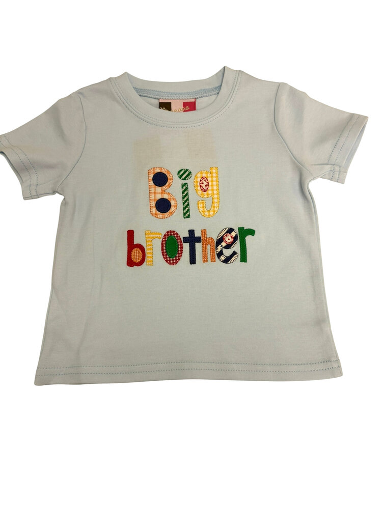 Banana Split Big Brother Applique T-Shirt