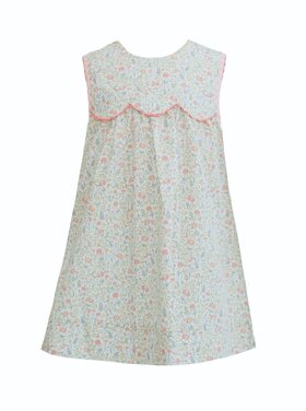 Krewe Sophie Wildflower Scallop Dress