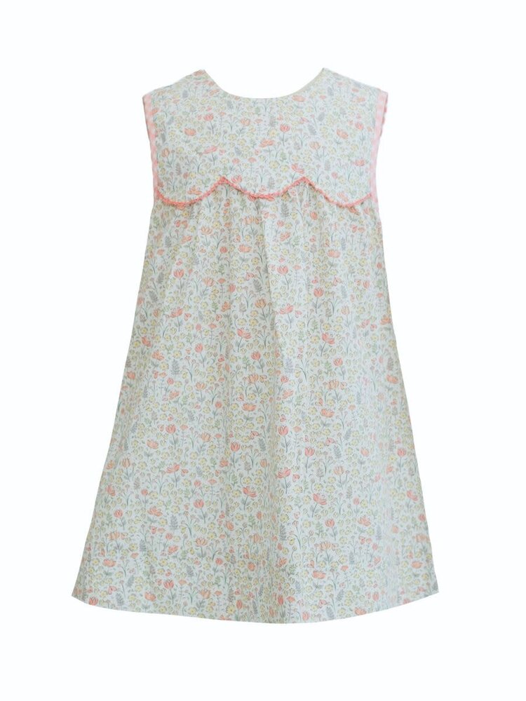 Krewe Sophie Wildflower Scallop Dress