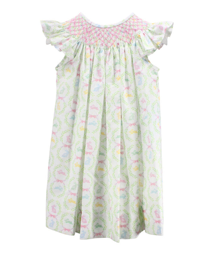 Charming Little One Easter Pastel Bunny Dress