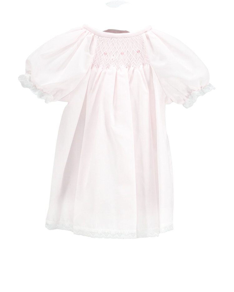 Baby Blessings Pink Smocked Charlotte Dress
