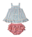 Pastel Penny Stripe Bloomer Set