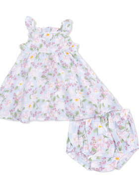 Angel Dear Magnolias - Ruffle Sundress with Bloomer